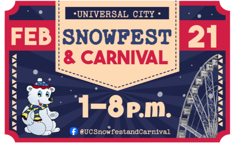 Universal City Snowfest & Carnival 2026 - Feb 21, 1-8 p.m.